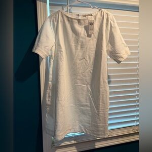 Abercrombie & Fitch White Short Sleeve Dress